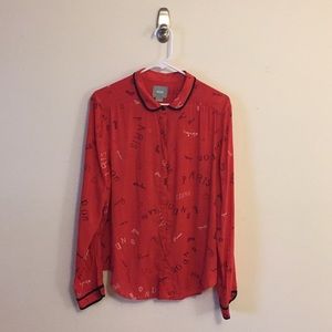 Paris, Milan, London Anthropology blouse